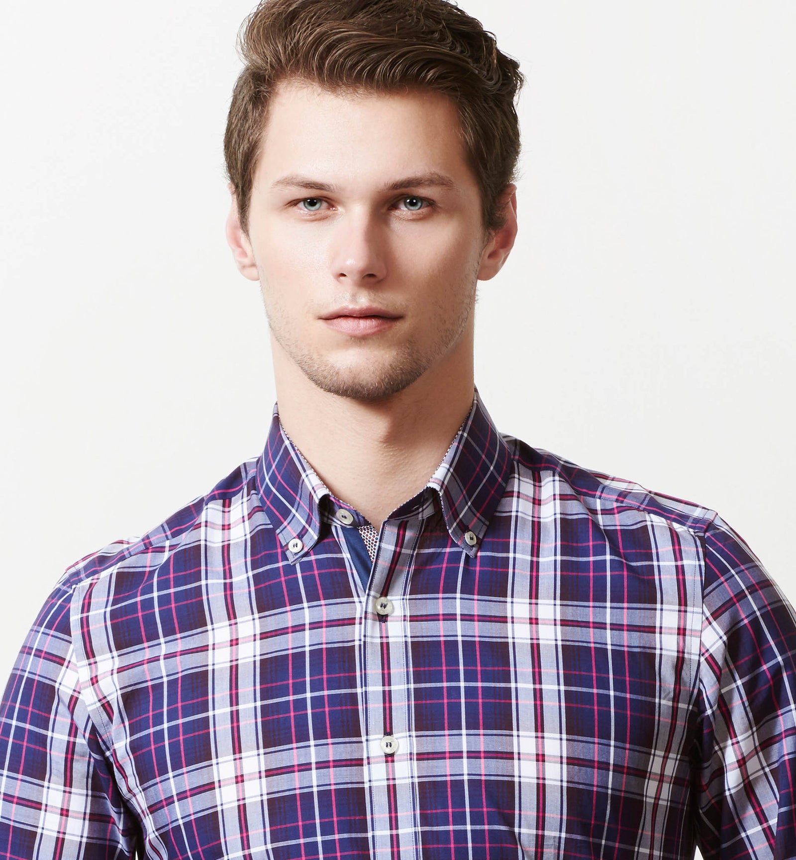 Swinton- Navy & White Magical Check