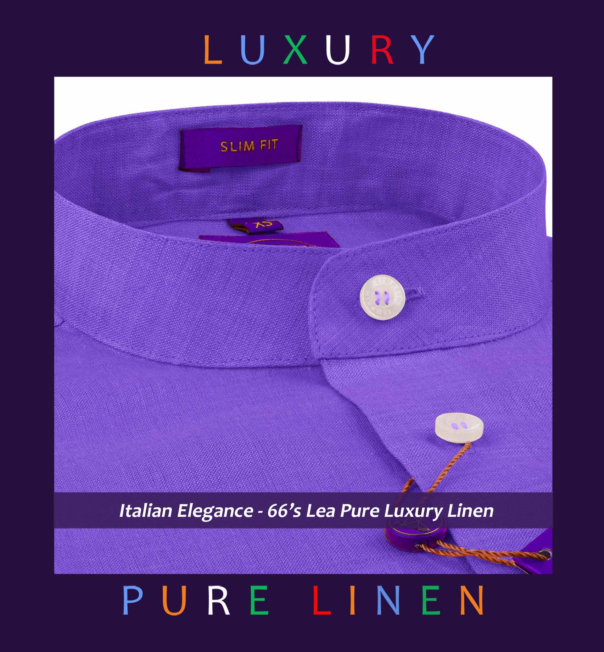 Lagos- Amethyst Solid Linen