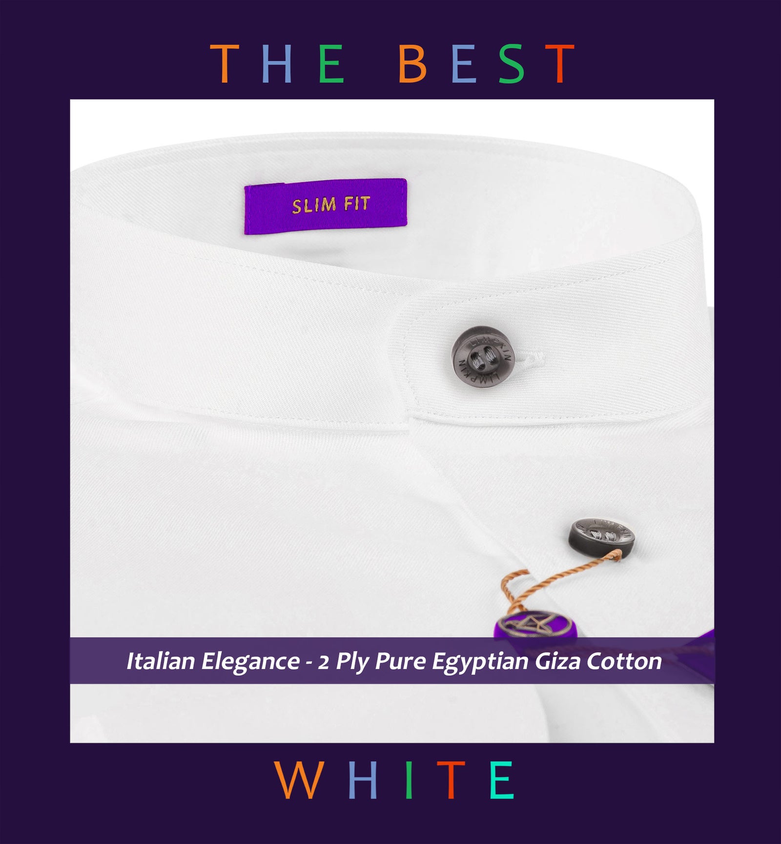 Almeria- Best White with Contrast Details