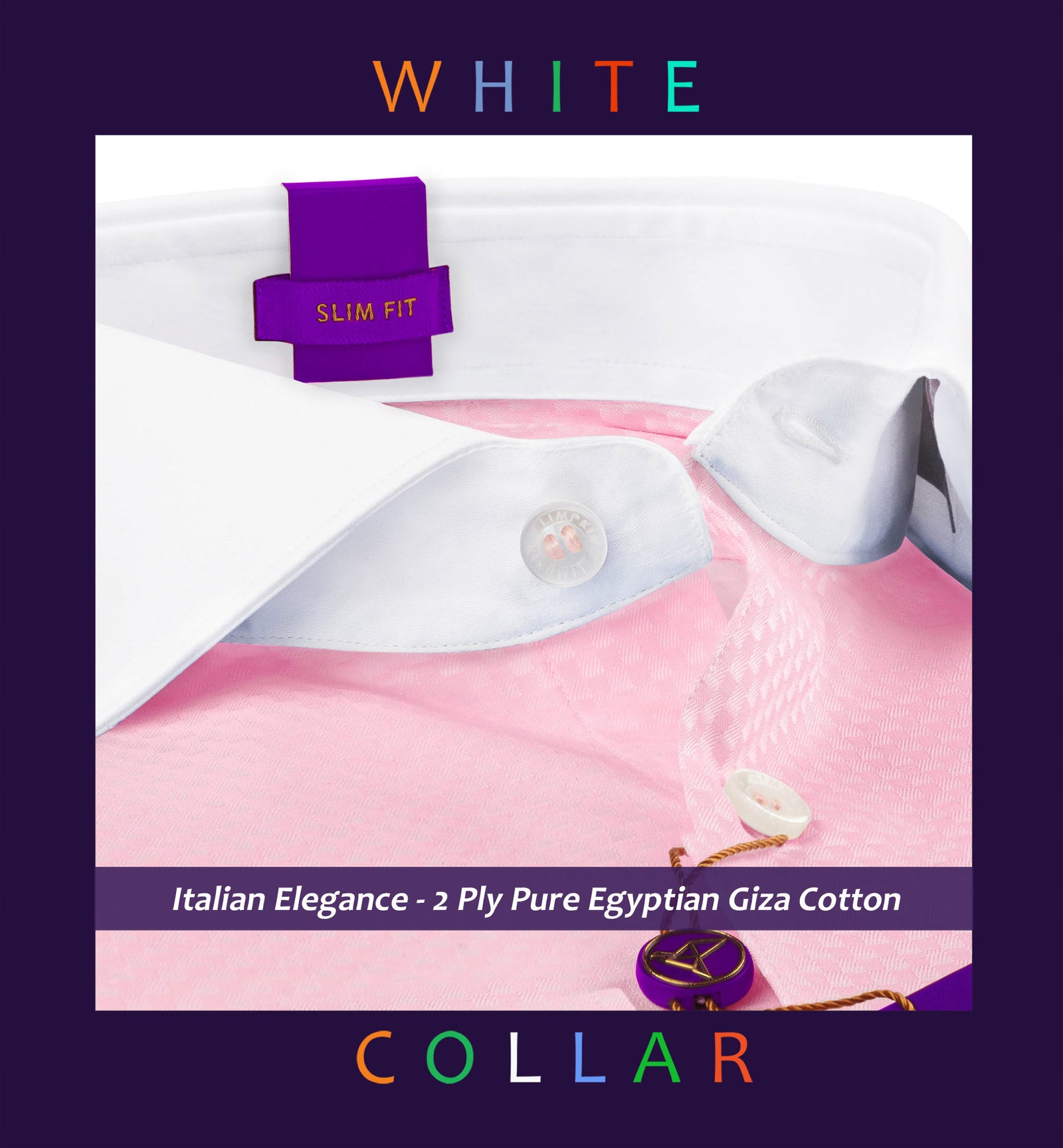 Perth- Lemonade Pink Structure- White Collar