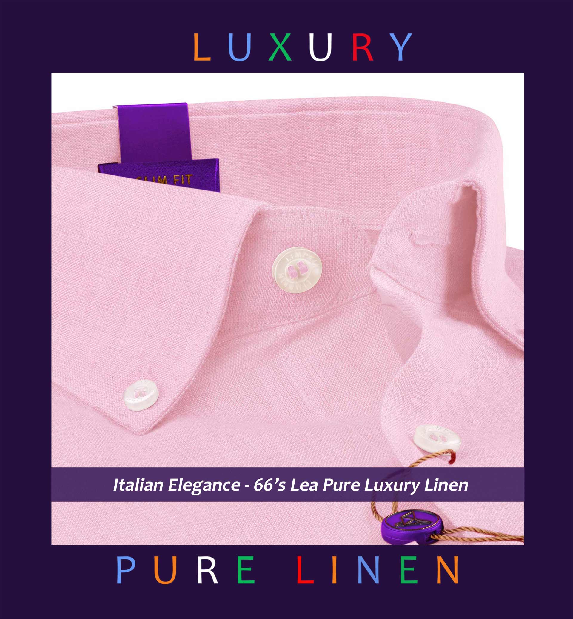 Brasilia- Lemonade Pink Solid Linen