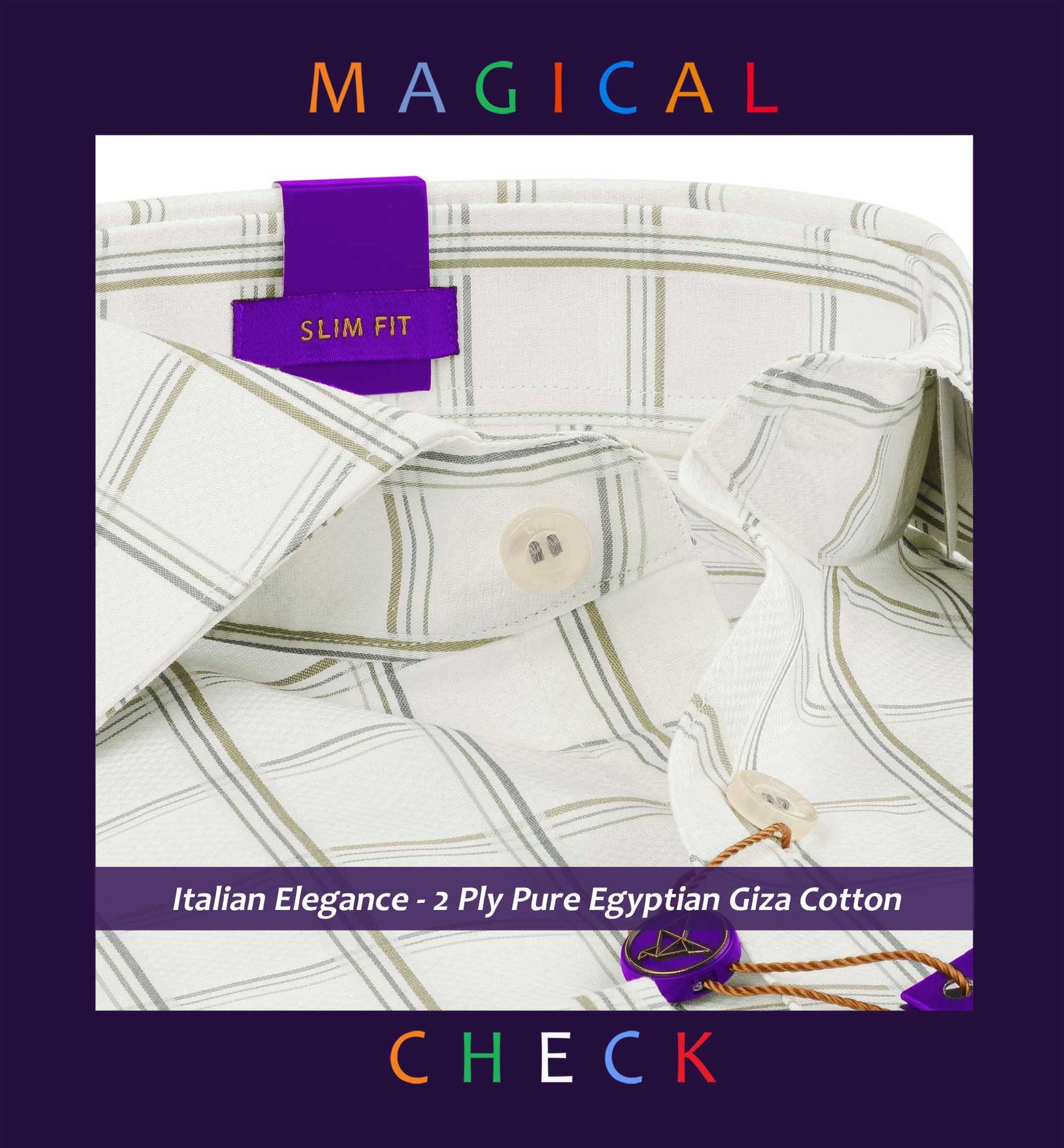 Oakland- Anchor Grey & White Check