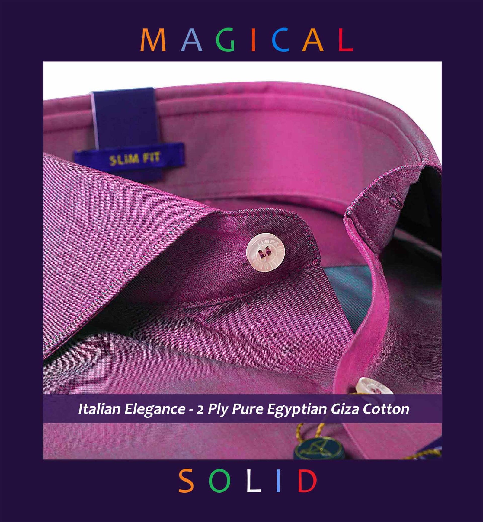 Sydney- Magenta Solid Twill