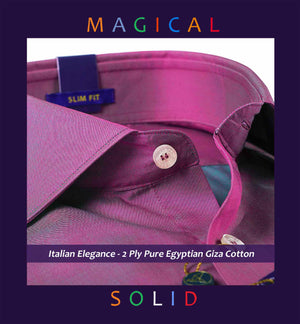 Sydney- Magenta Solid Twill