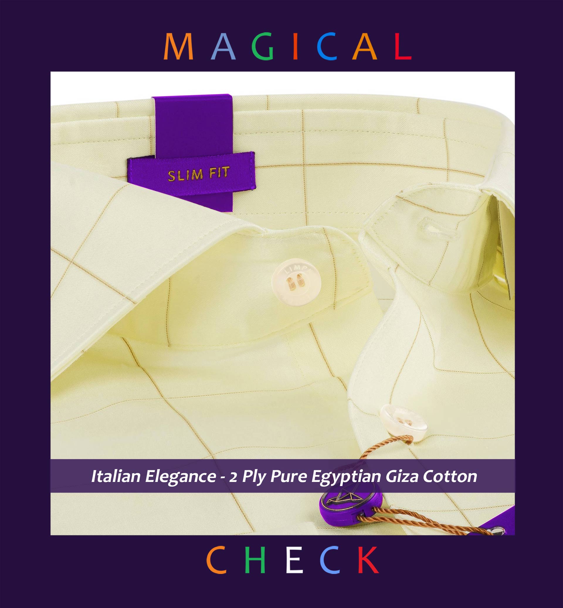 Chester- Cream & Beige Magical Check