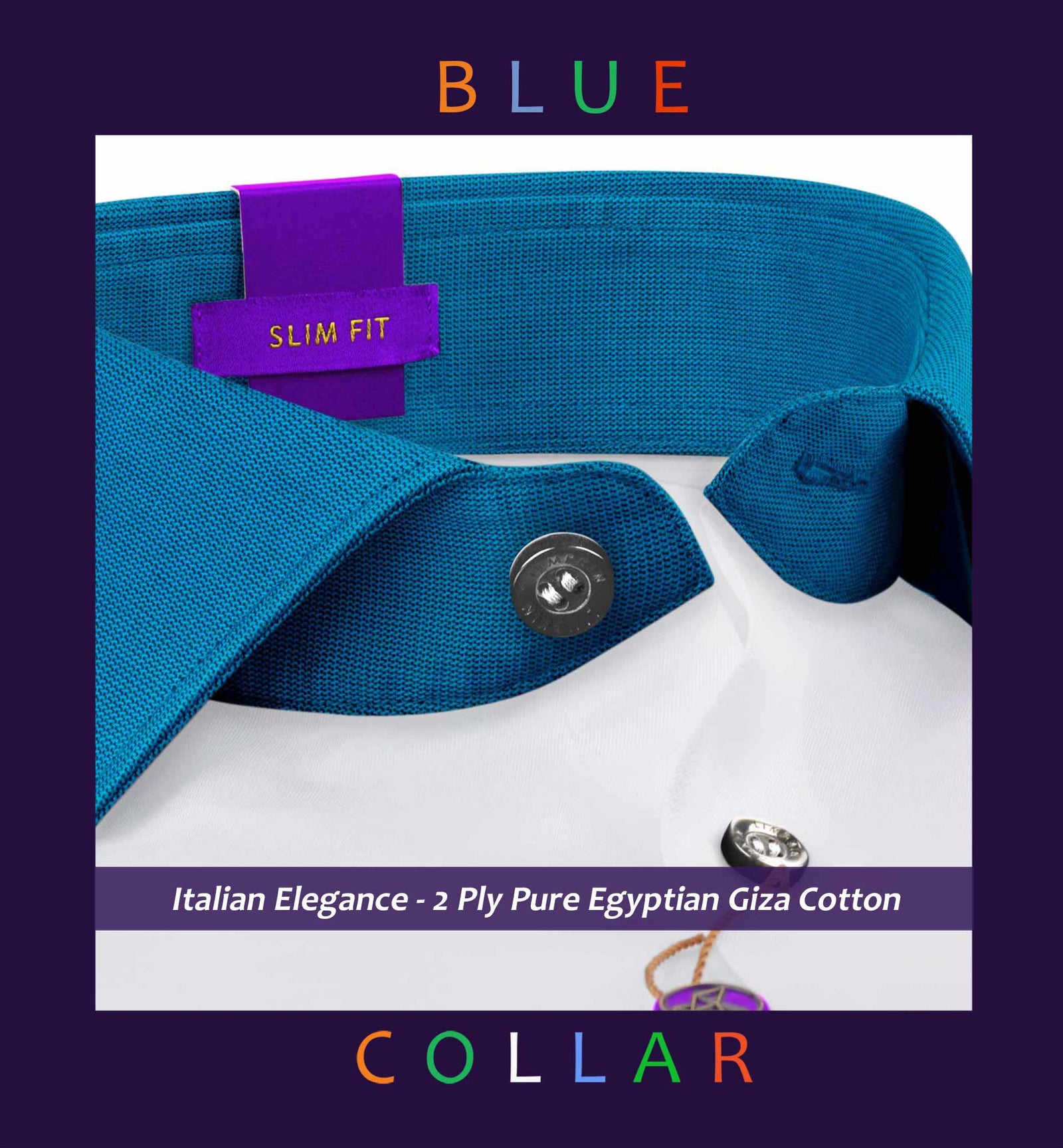 Tuscany- The Best White- Prussian Blue Collar
