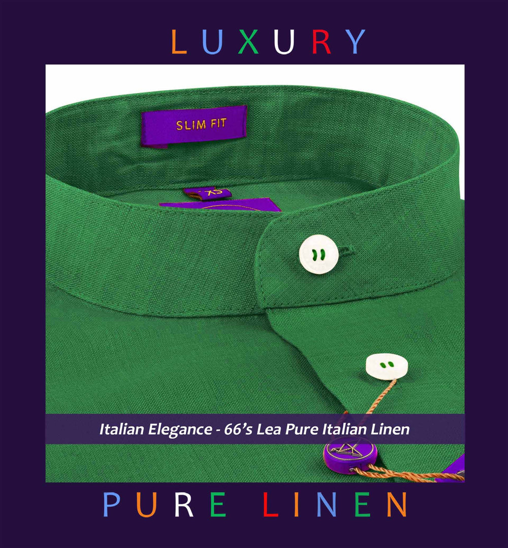 Chinese Collar mandarin collar Shirts for Men Limpkin