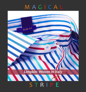 Windsor- Navy & Red Stripe