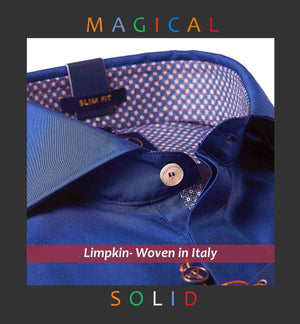 Davos- Royal Blue with Print Contrast