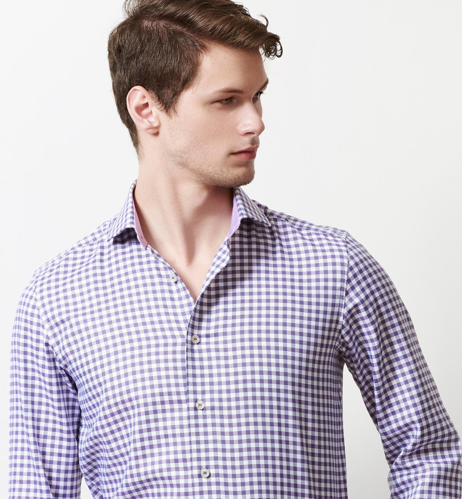 Portugal- Lilac & White Magical Check