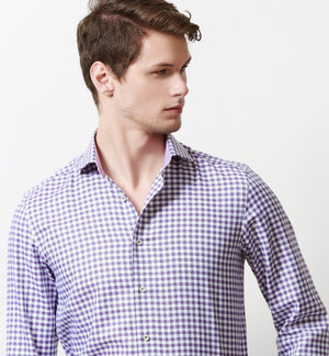 Portugal- Lilac & White Magical Check