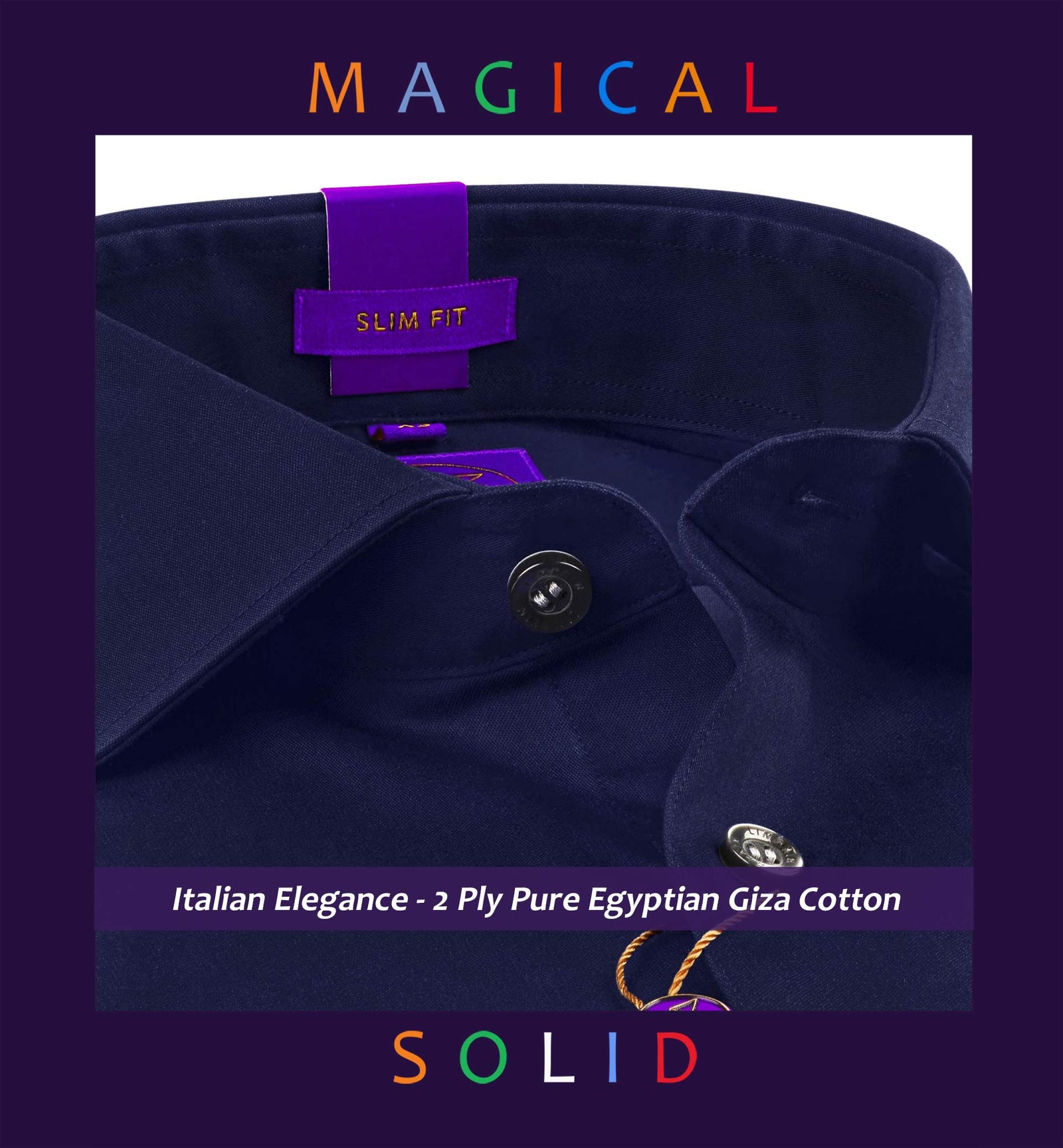 Sondrio- Navy Magical Solid