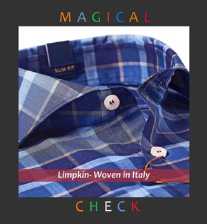 Nottingham- Navy & Beige Check