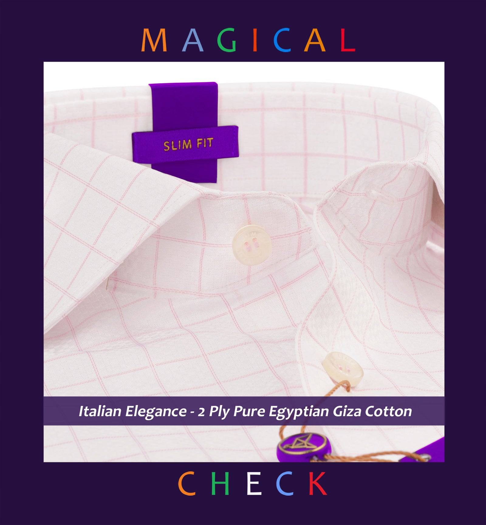 Sonet- Flamingo Pink & White Check