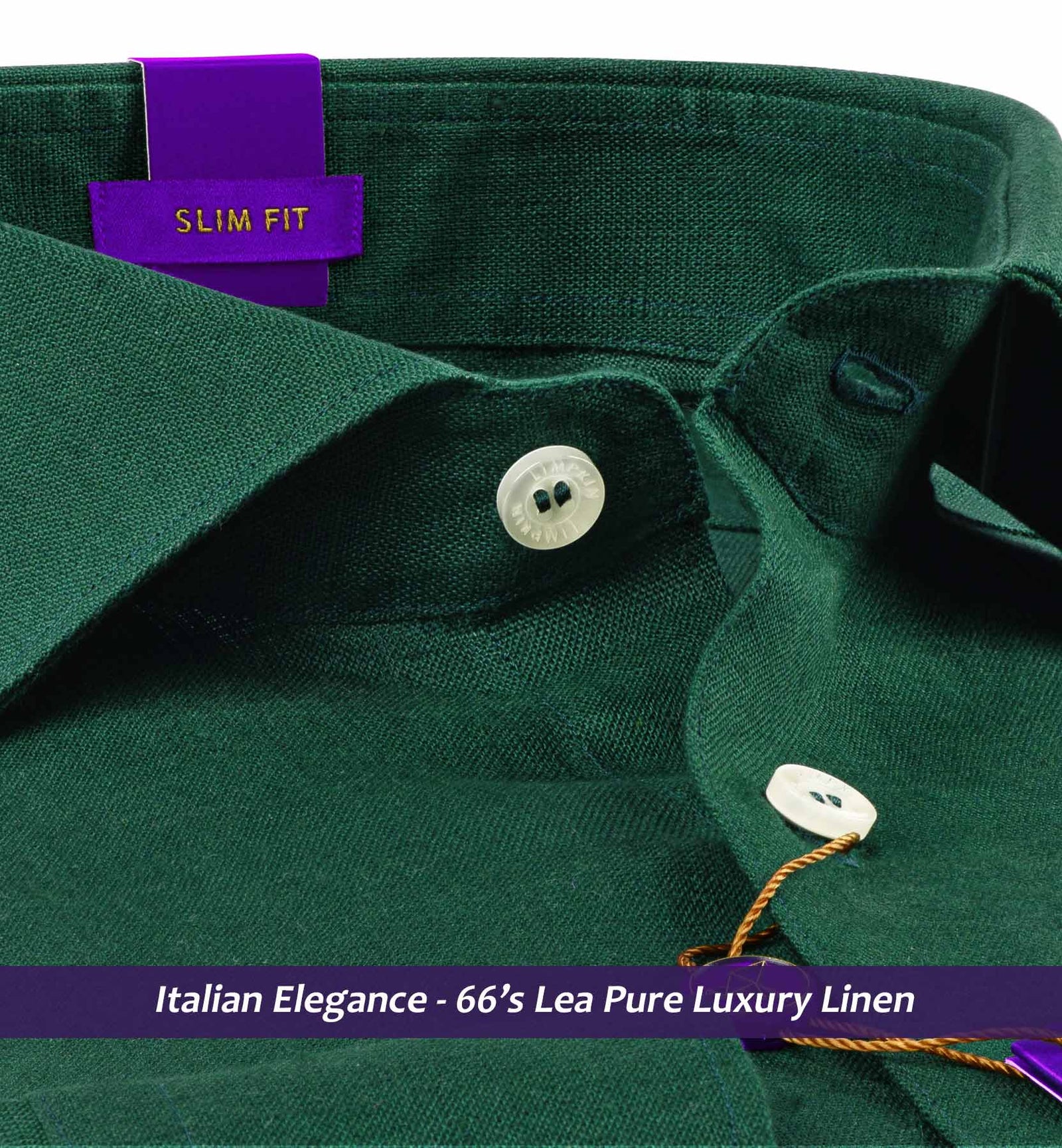 Swinton- Emerald Green Solid Linen