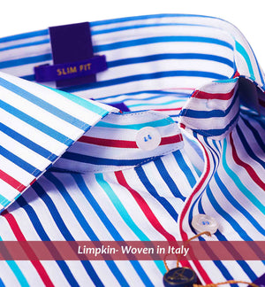 Windsor- Navy & Red Stripe