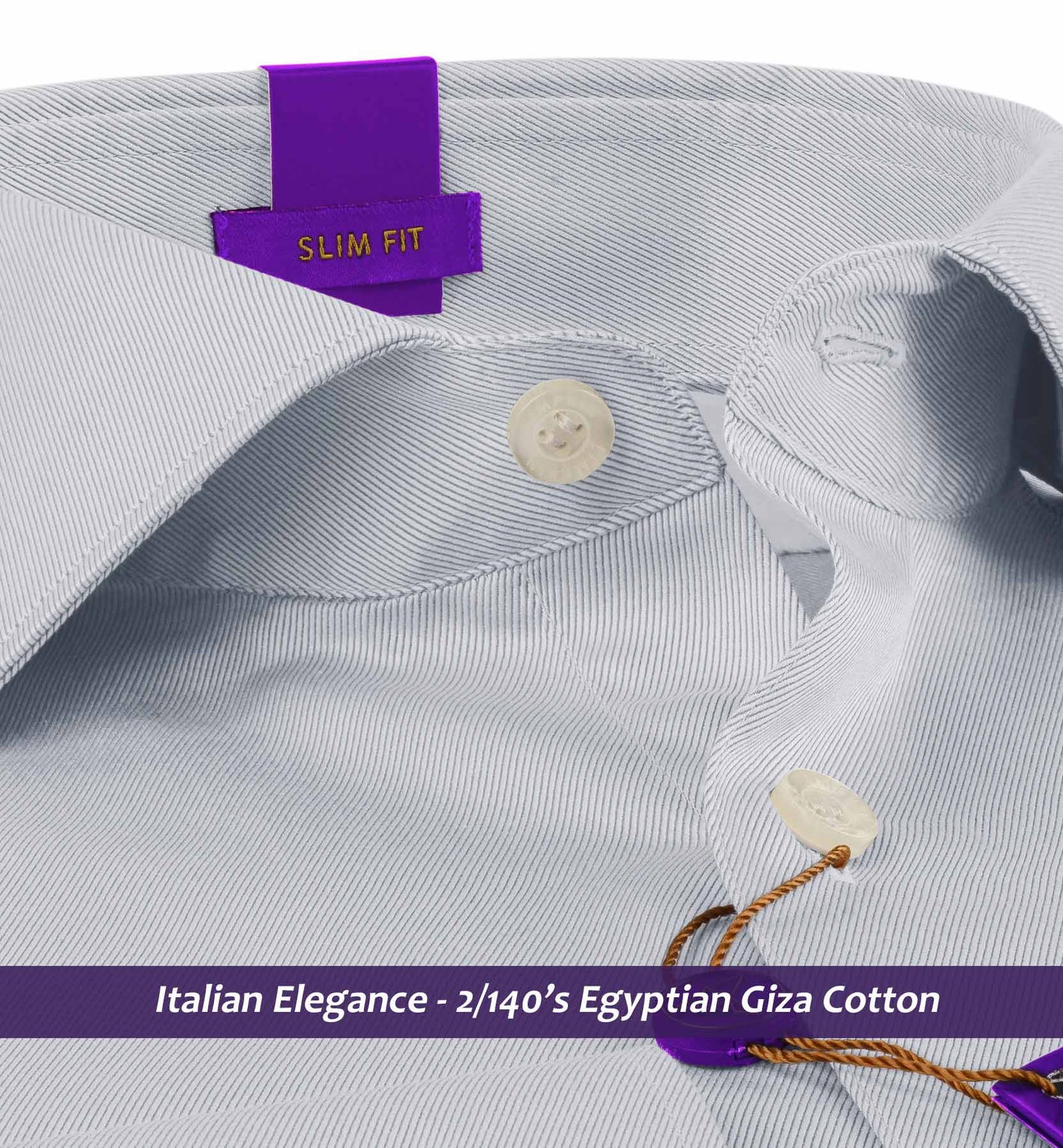 Berkeley- The Best Formal Grey- 2/140 Egyptian Giza Cotton