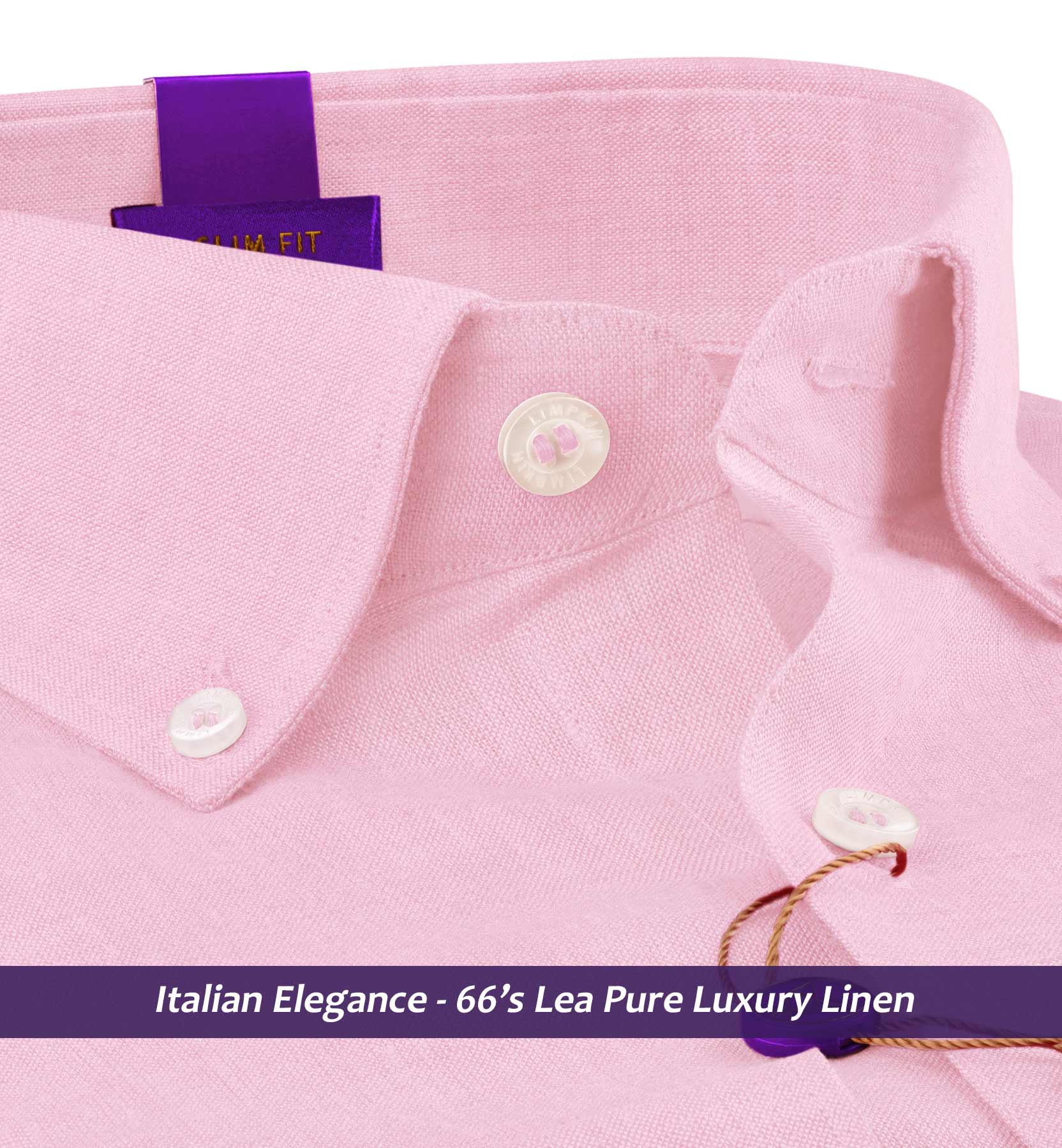 Brasilia- Lemonade Pink Solid Linen