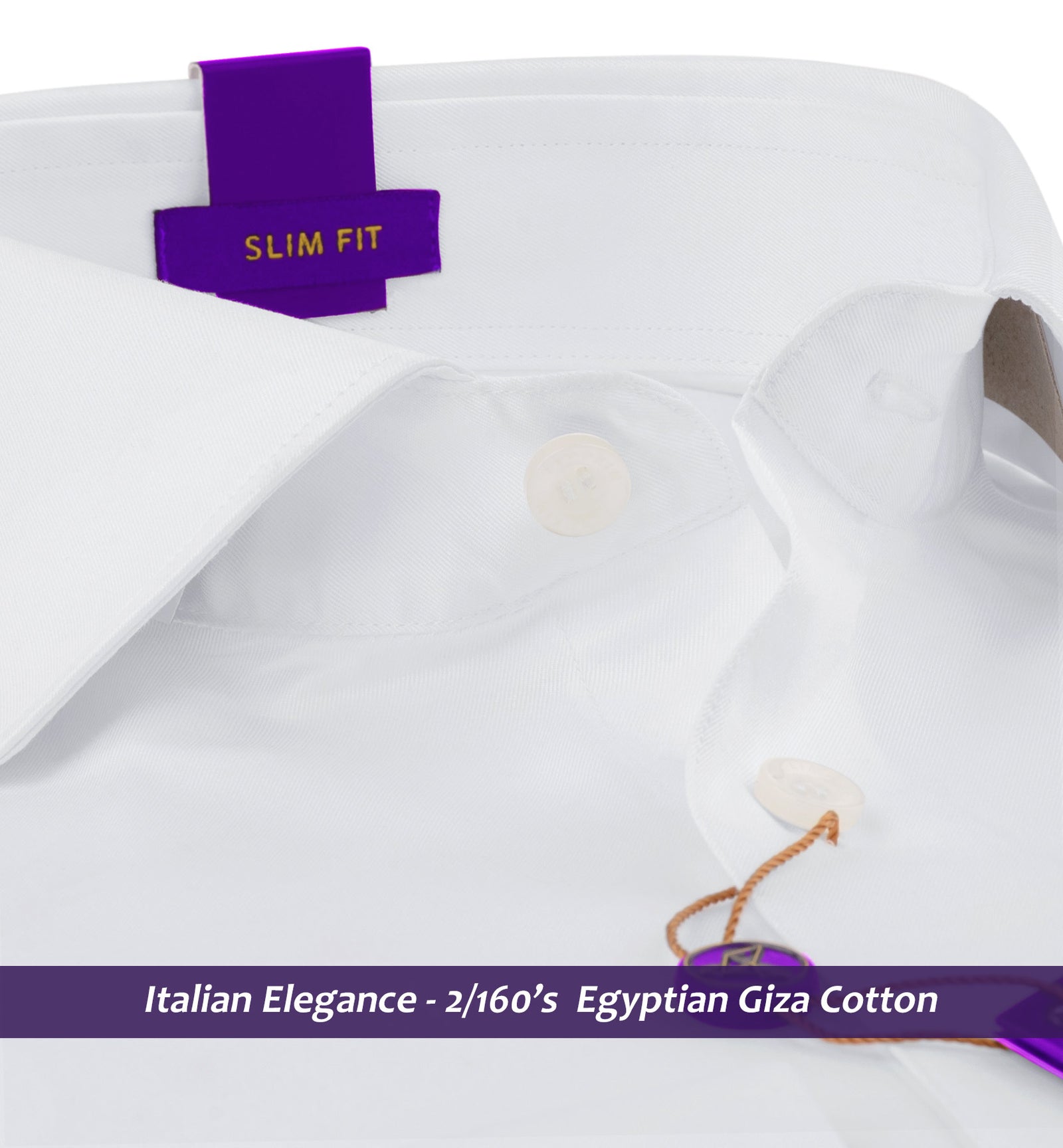 Santillana- The Best Formal White- 2/160 Egyptian Giza Cotton