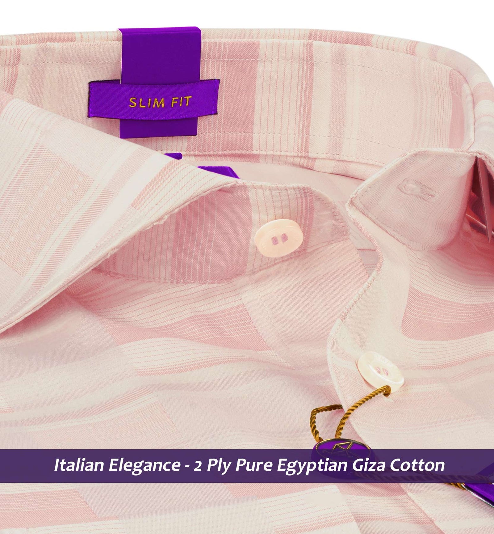 Saratov- Ivory & Lemonade Pink Check