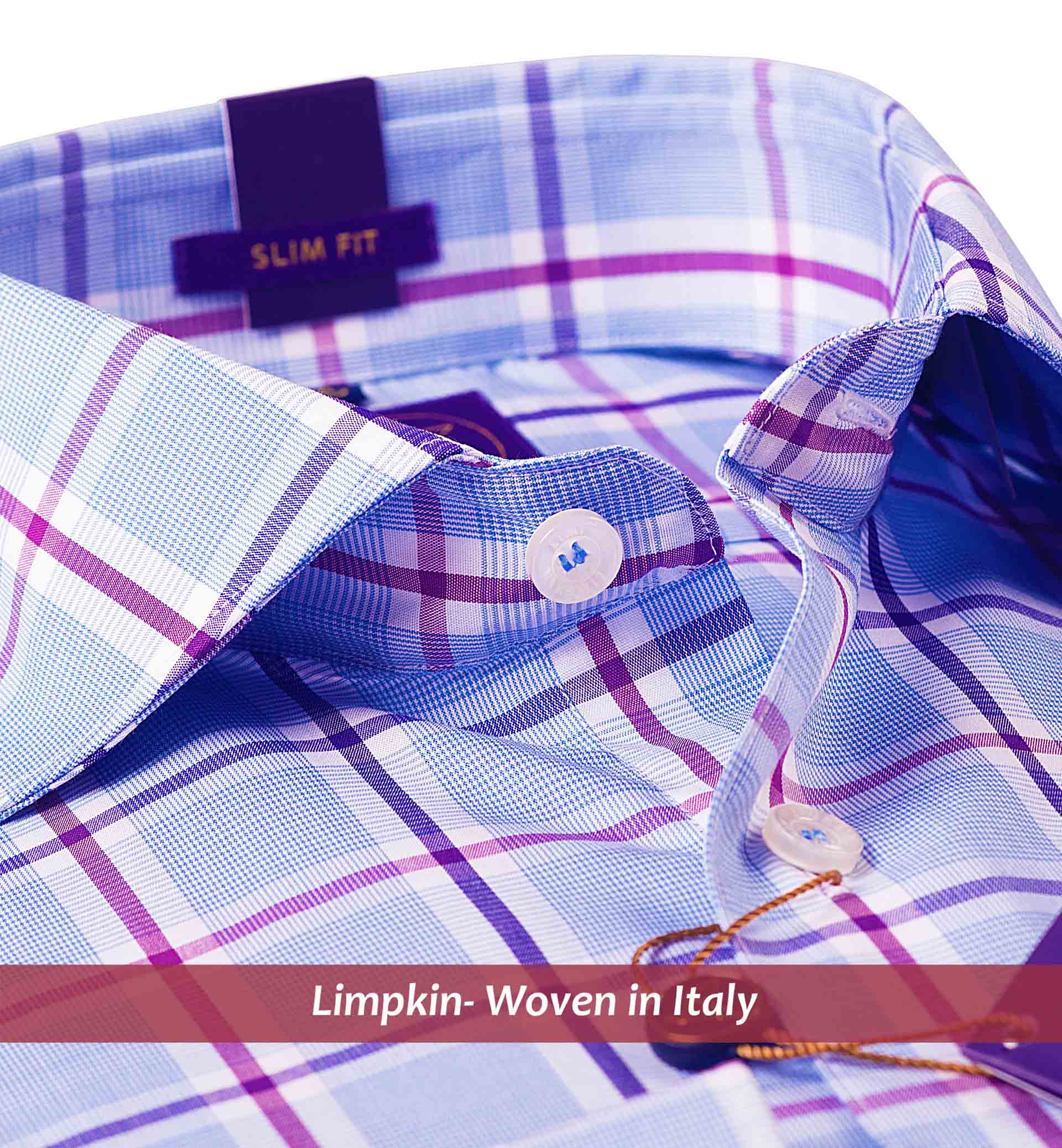 Larissa- Blue & Lilac Check