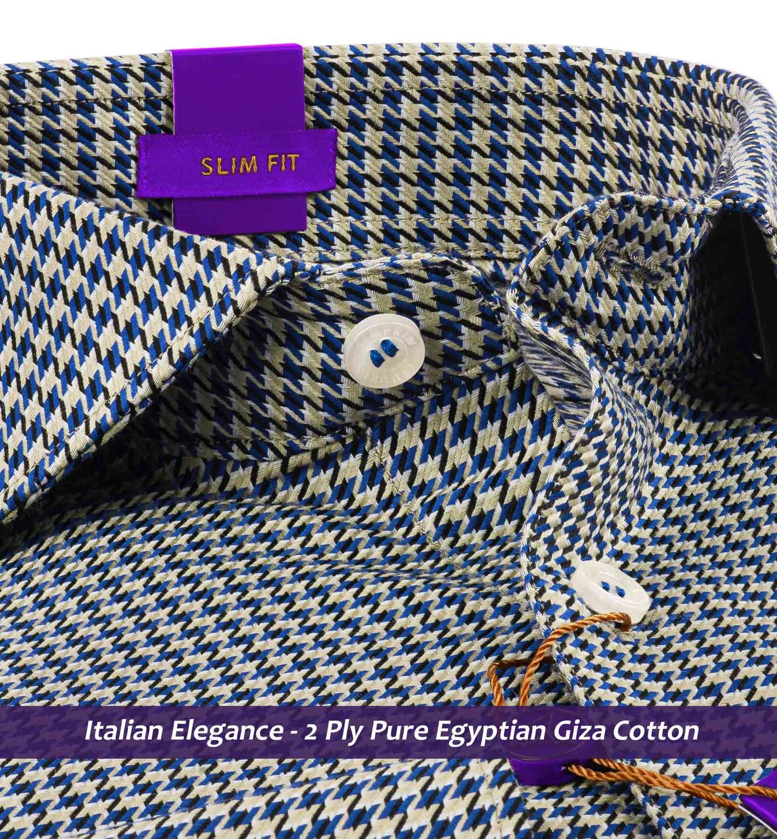 Cyprus- Royal Blue & Beige Structure