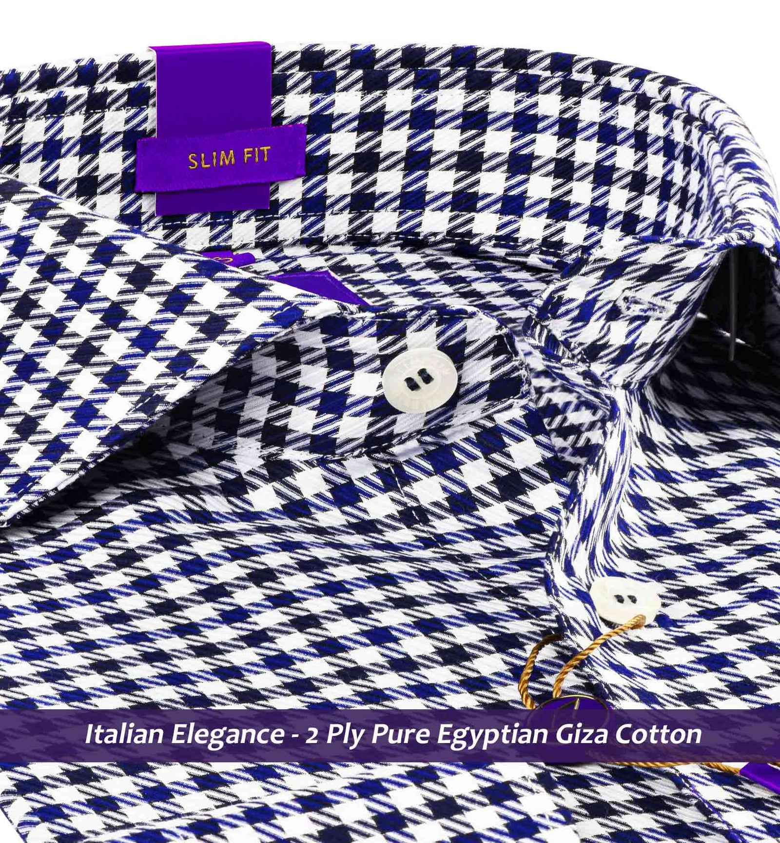 Cairoli- Navy & White Magical Check