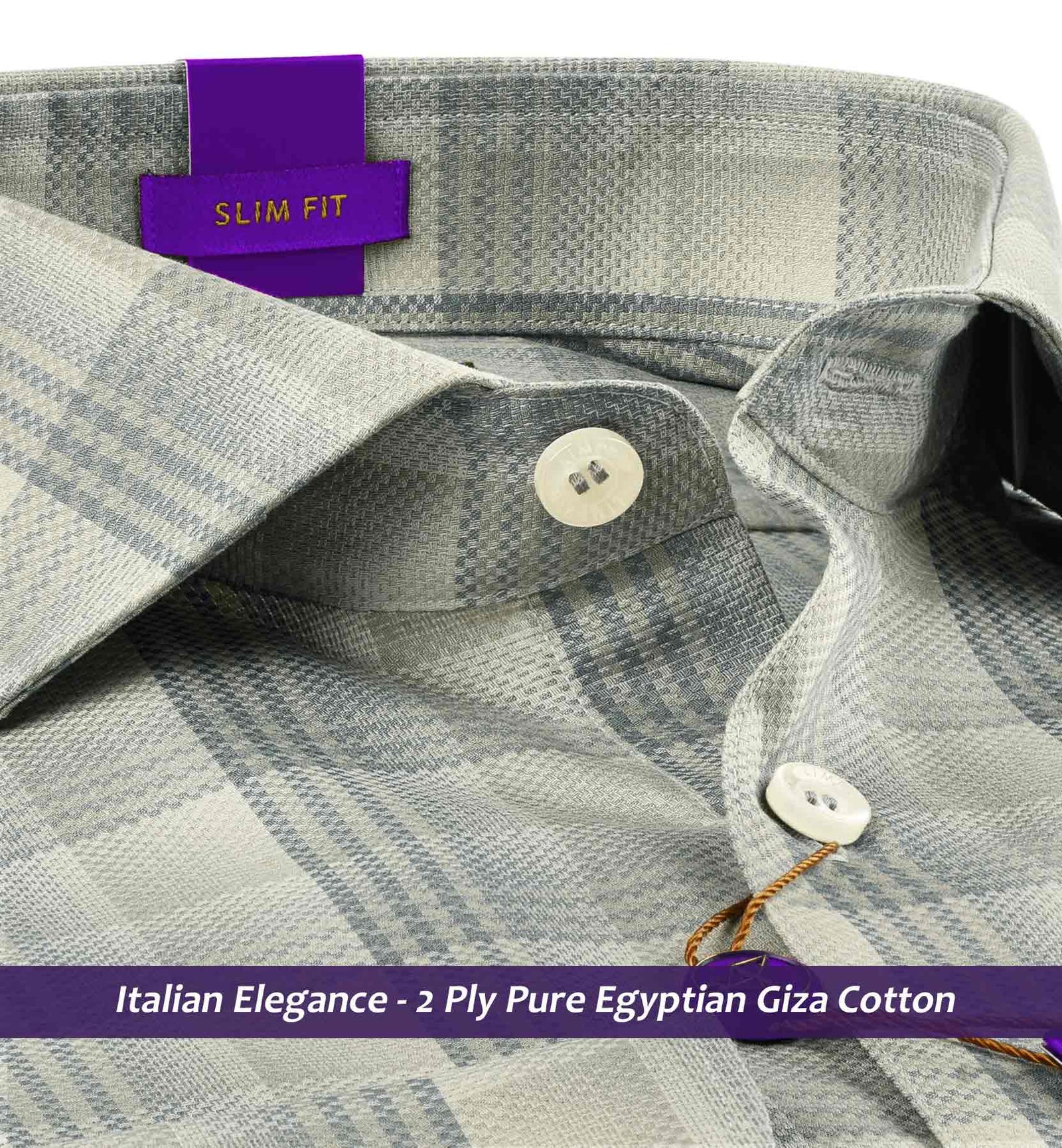 Cordoba- Flint Grey & Beige Check