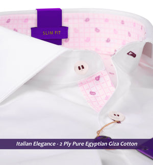 Alaska- Pristine White & Print Contrast