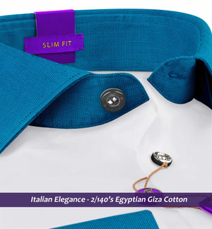 Tuscany- The Best White- Prussian Blue Collar