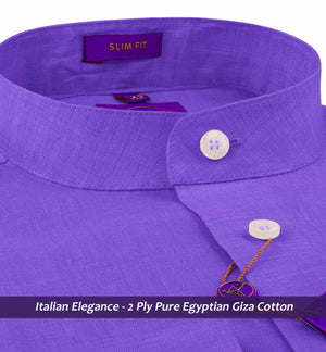 Lagos- Amethyst Solid Linen