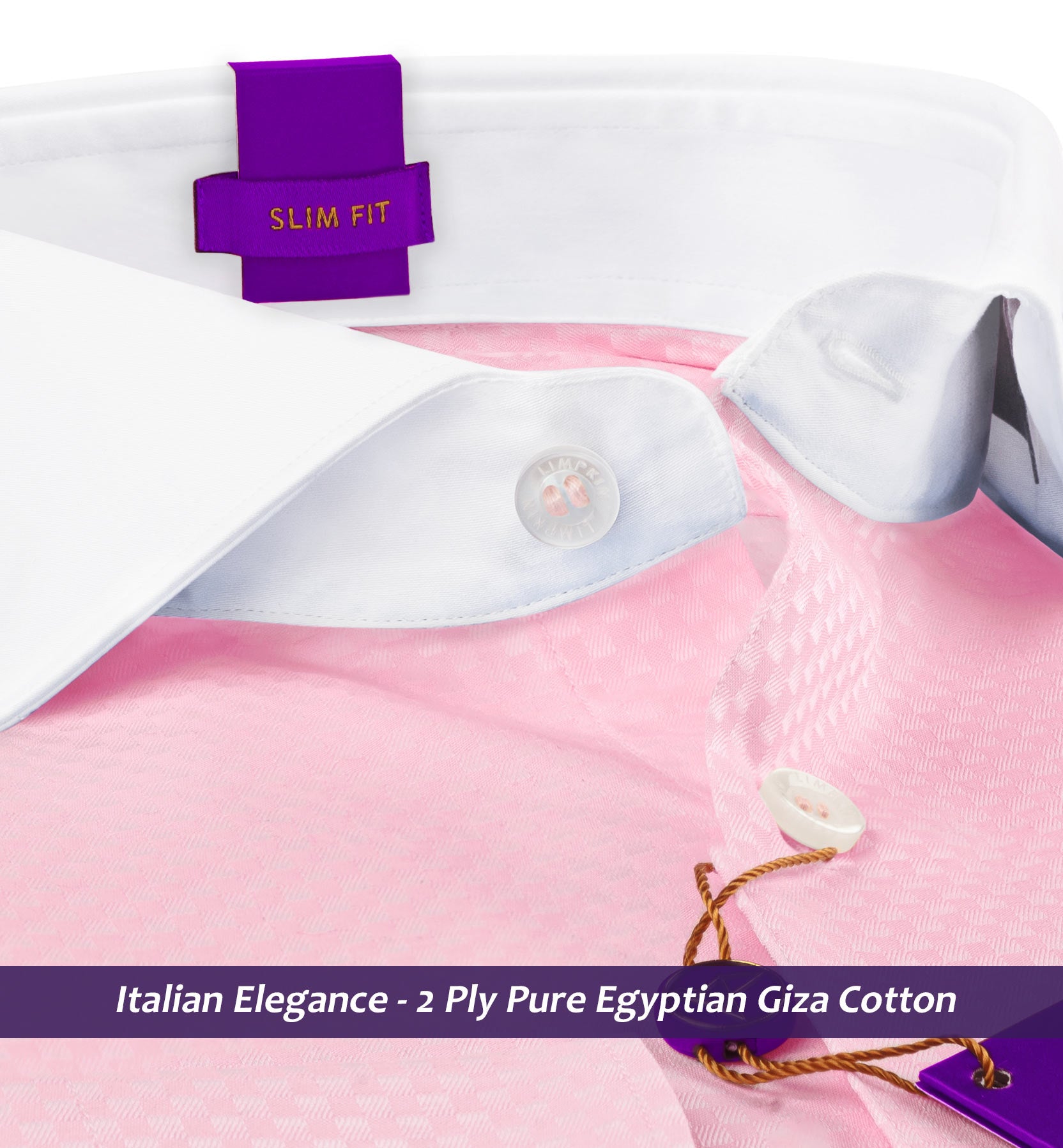 Perth- Lemonade Pink Structure- White Collar
