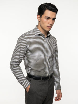 Cyprus- Olive & White Stripe