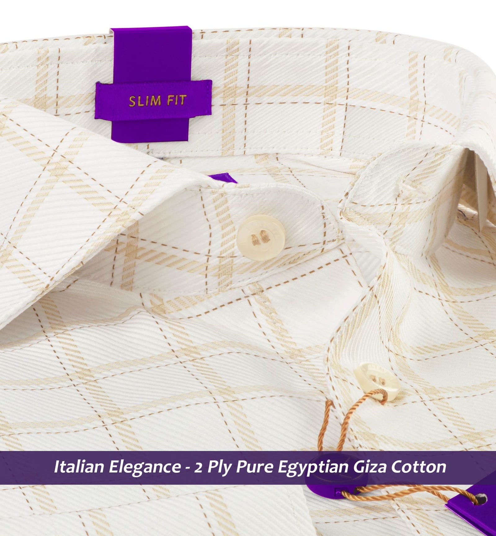 Berkeley- Beige & White Magical Check