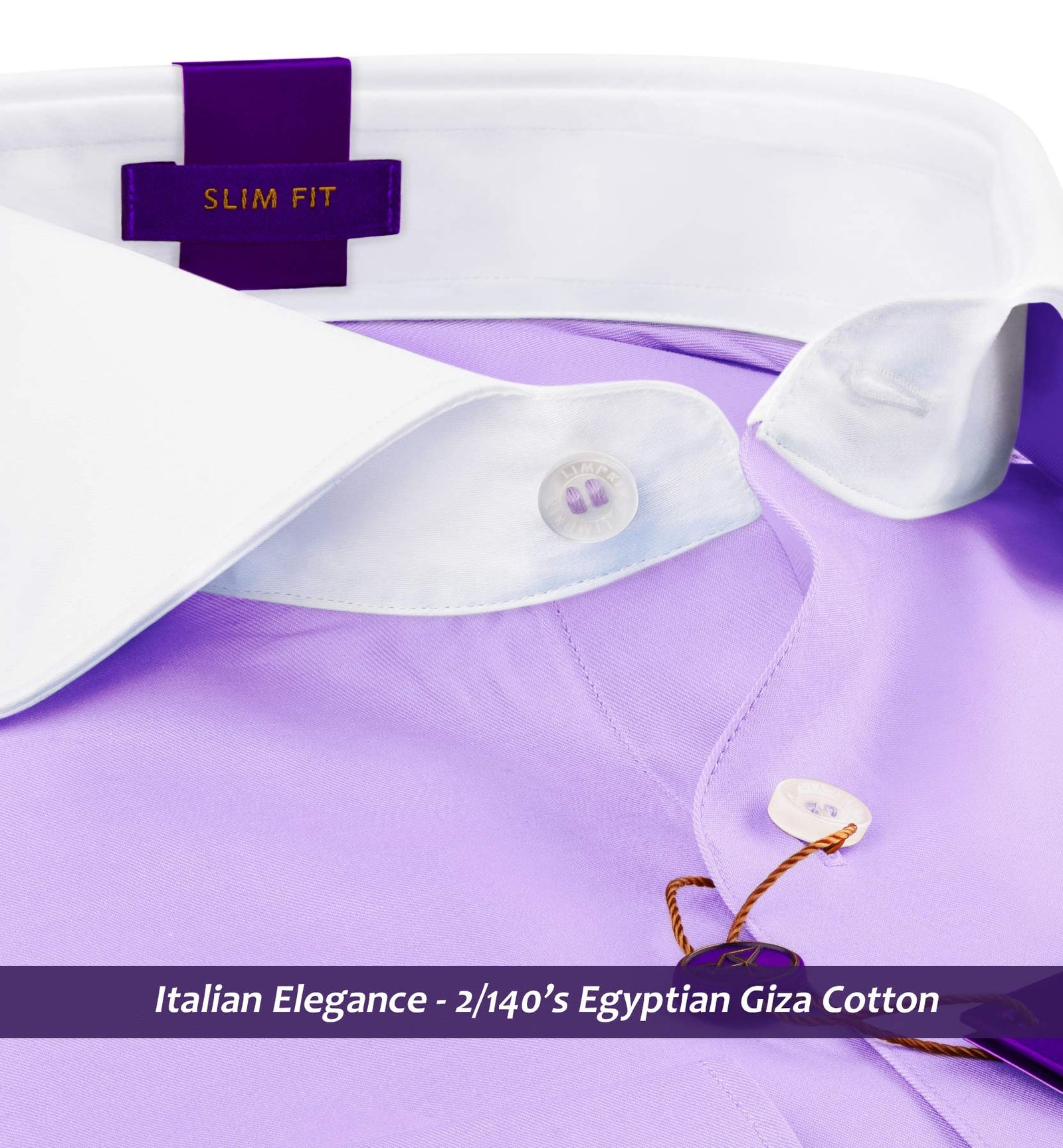 Reggio- The Best Formal Lilac- White Collar