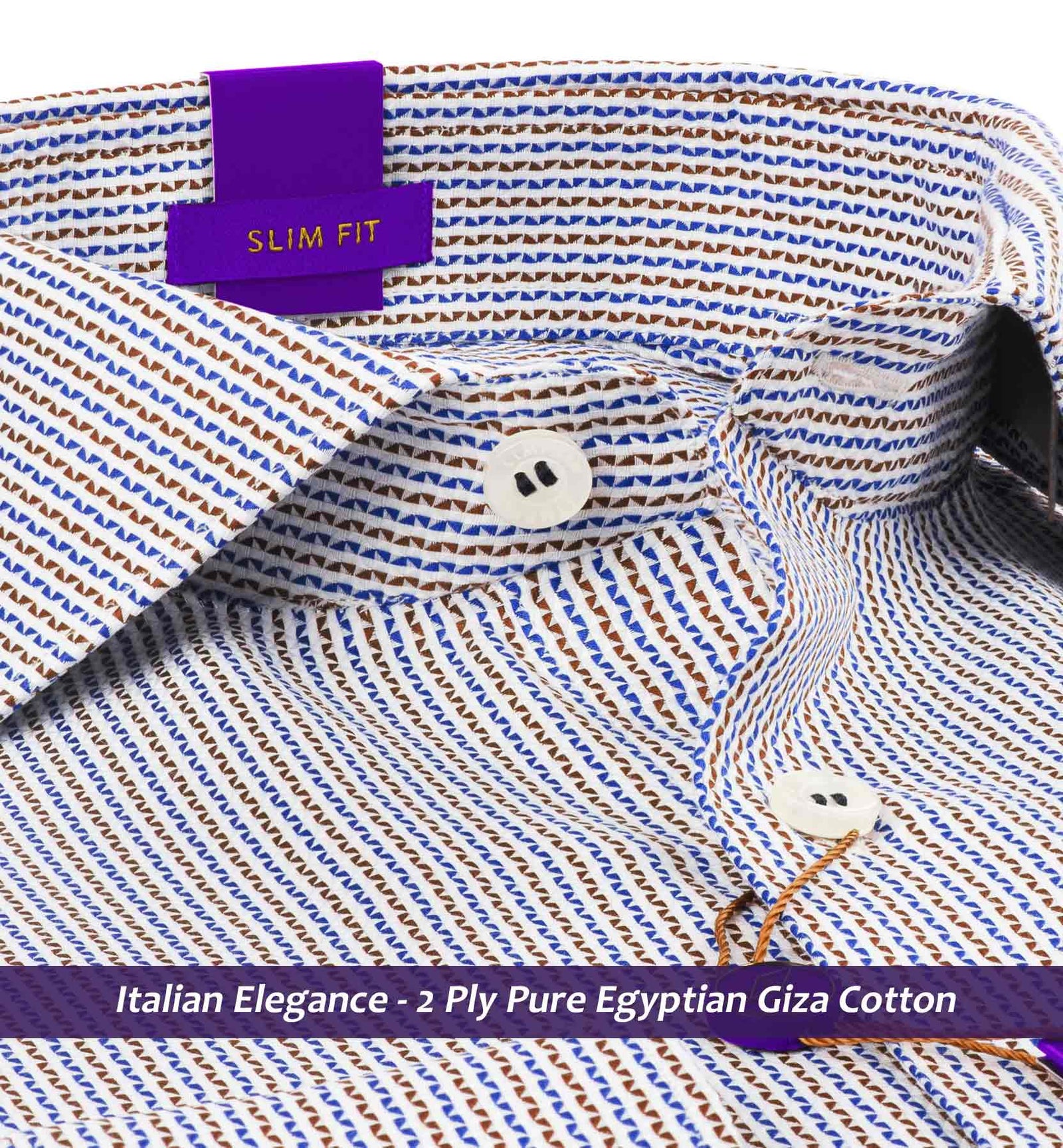 Bolivia- Royal Blue & Burgundy Stripe