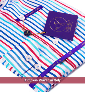 Windsor- Navy & Red Stripe