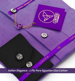 Norah- Amethyst & Burgundy Structure- Black Collar
