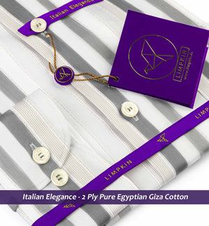 Denver- Anchor Grey & Beige Stripe