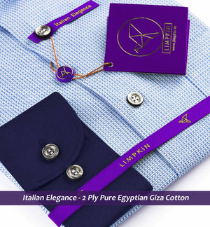 Monaco- Cobalt Blue Structure- Navy Collar