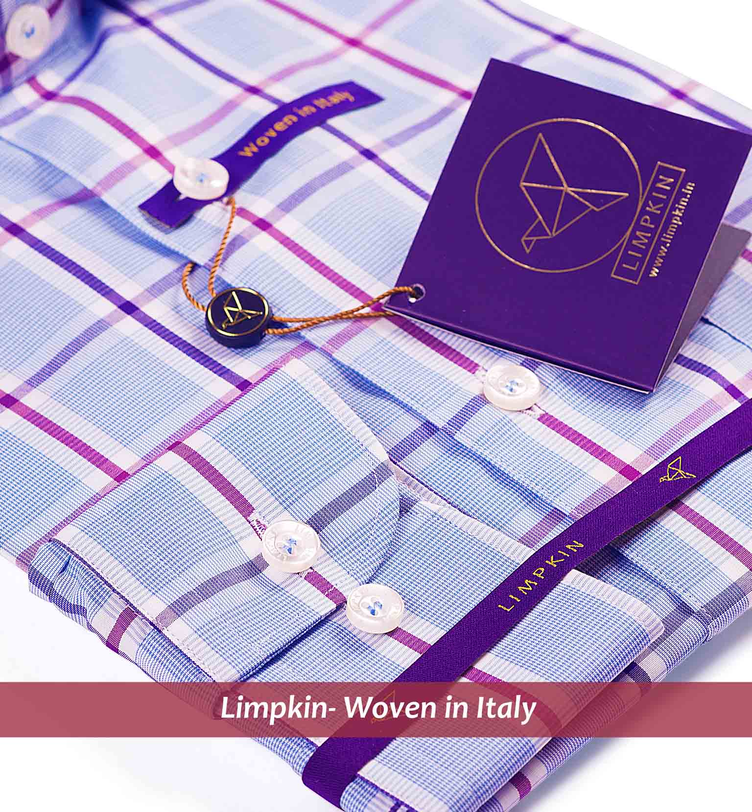 Larissa- Blue & Lilac Check