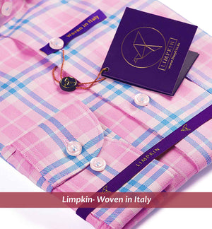 Rochester- Daffodil Pink & Blue Check