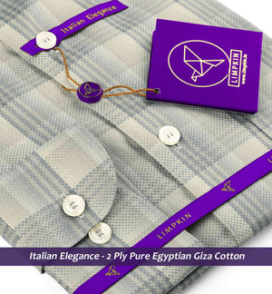 Cordoba- Flint Grey & Beige Check