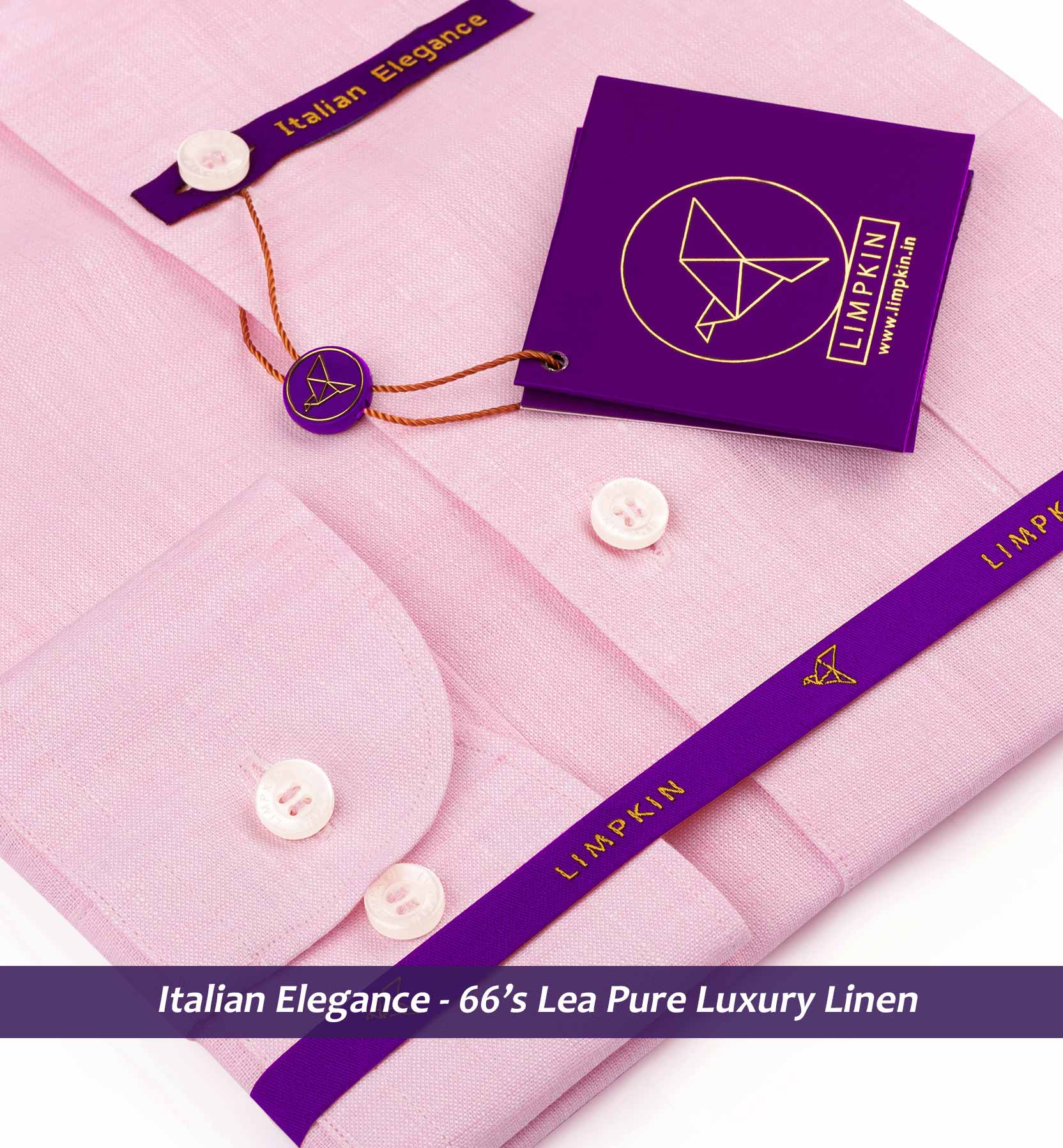 Florida- Lemonade Pink Solid Linen