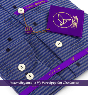 Surrey- Royal Blue Horizontal Stripe