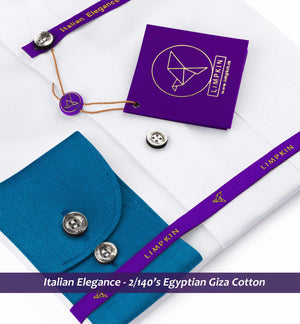 Tuscany- The Best White- Prussian Blue Collar