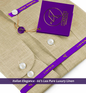 Armenia- Sandalwood Khaki Solid Linen