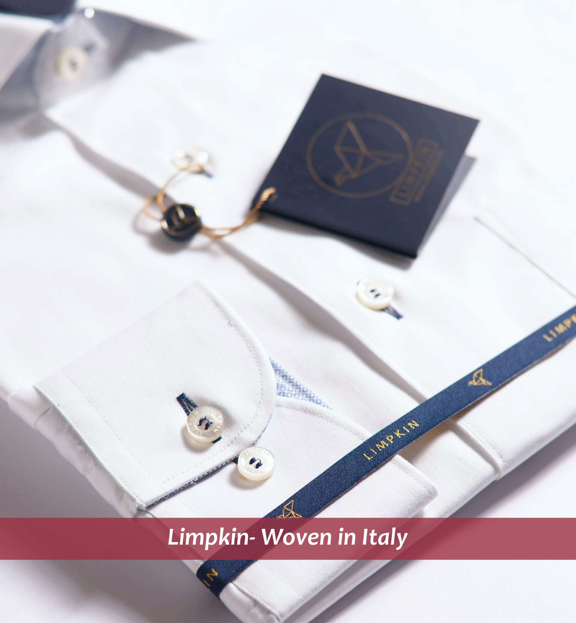 Sardinia- Pristine White & Blue Print Contrast