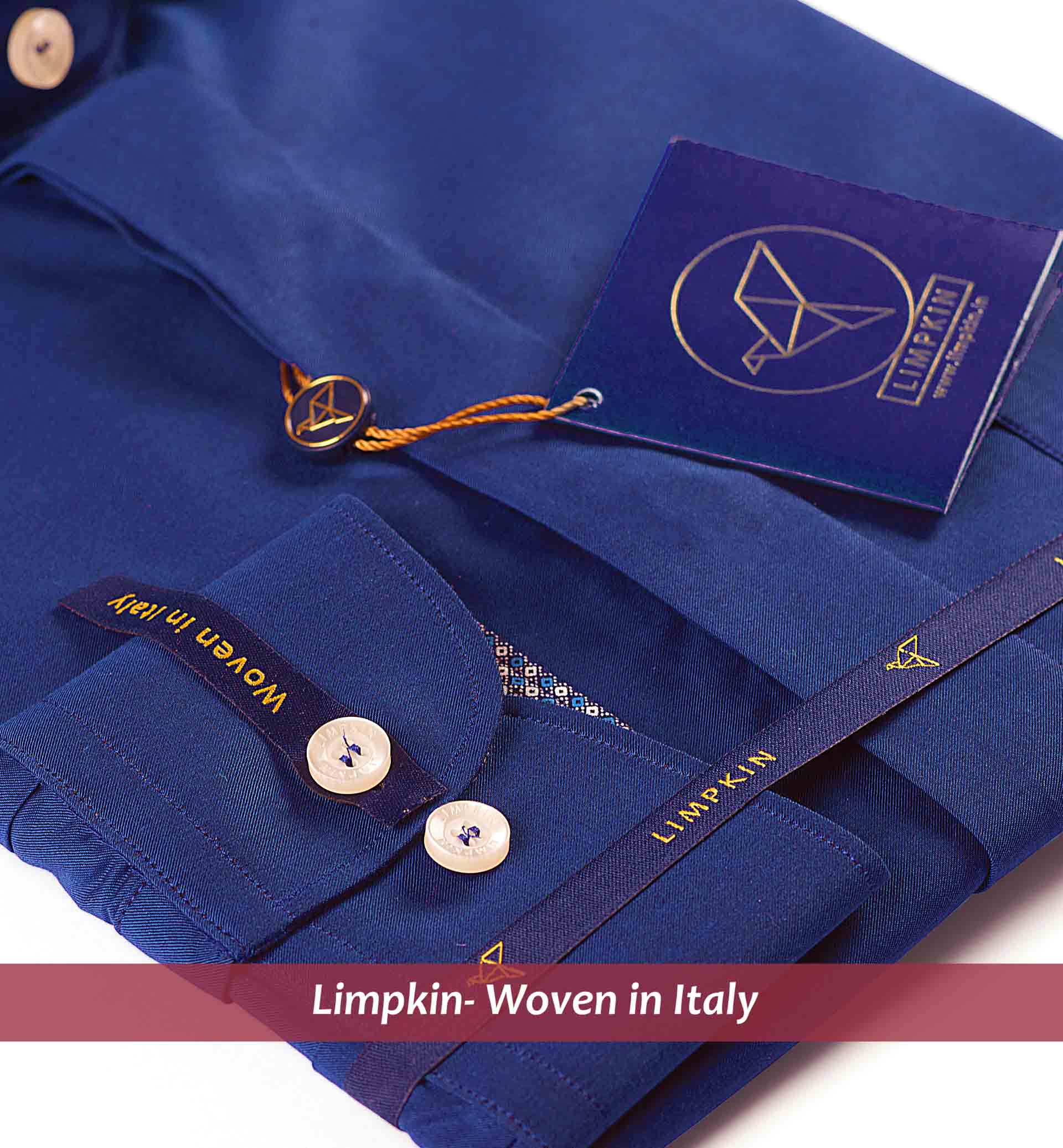 Davos- Royal Blue with Print Contrast