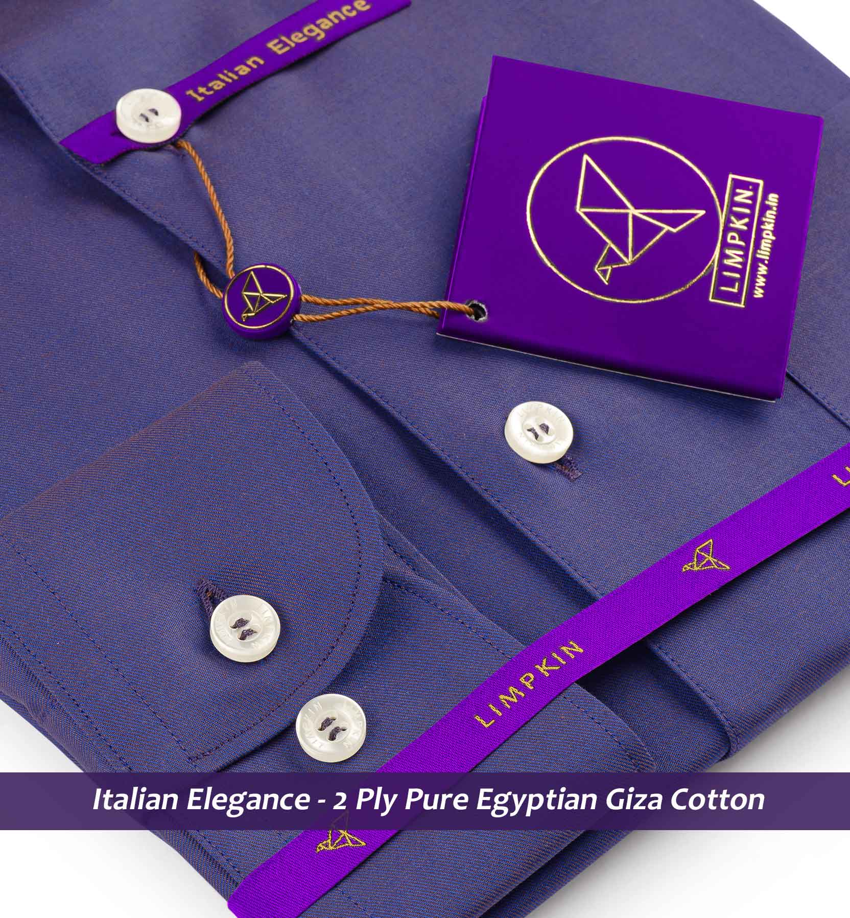 Thebes- Royal Purple Solid Twill